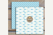 Bow Ties Digital Paper & Clipart, a Pattern Graphic by JennyL Designs (Thumbnail 3 of 4)