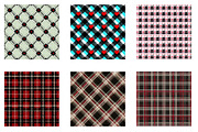 Green Pink Plaid Digital Paper, an Illustration by Designworld (Thumbnail 2 of 6)