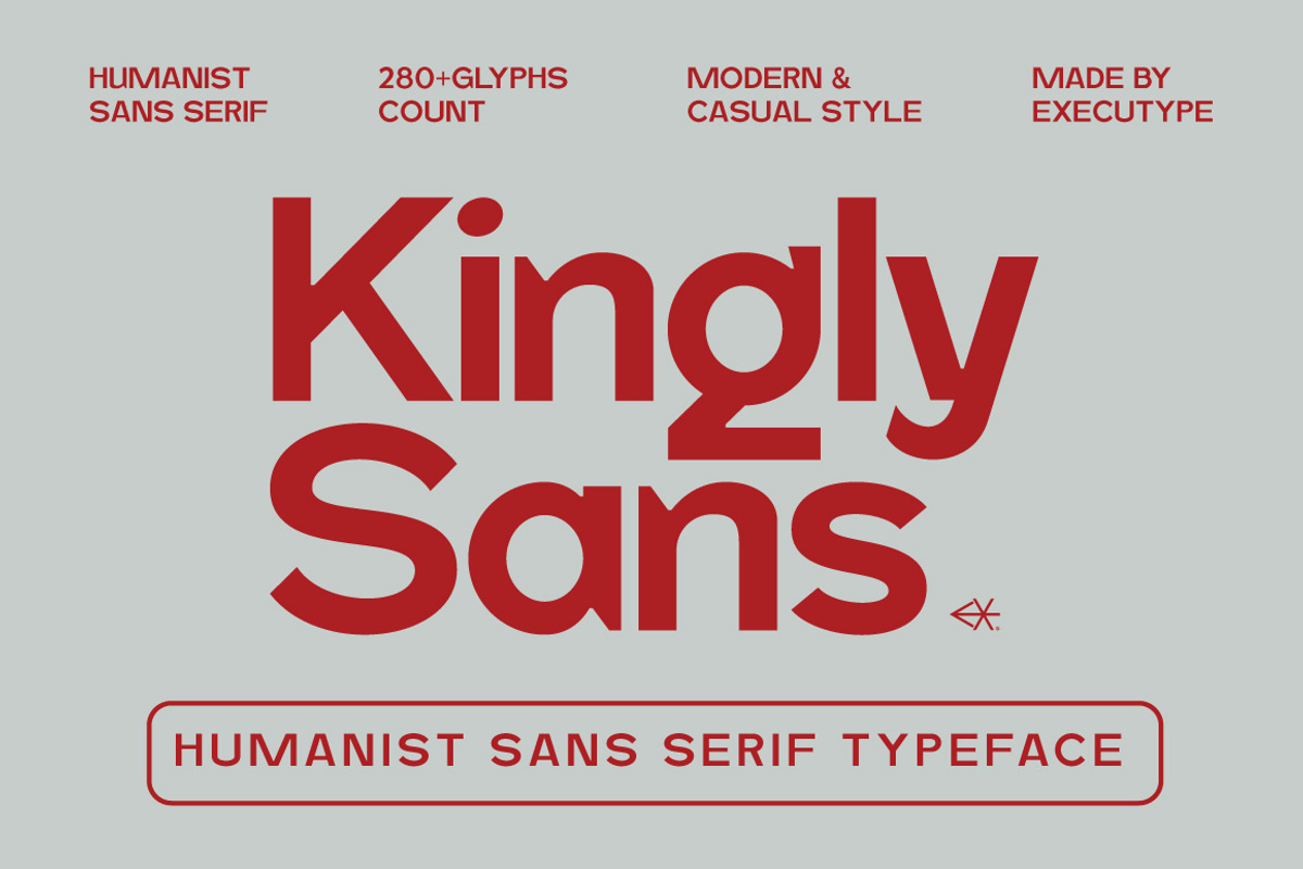 Kingly Sans, a Sans Serif Font by executypeStudio (Photo 14 of 14)