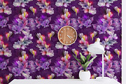 Abstract Neon Purple Flower, a Pattern Graphic by AAN Seamless Shop (Thumbnail 4 of 4)