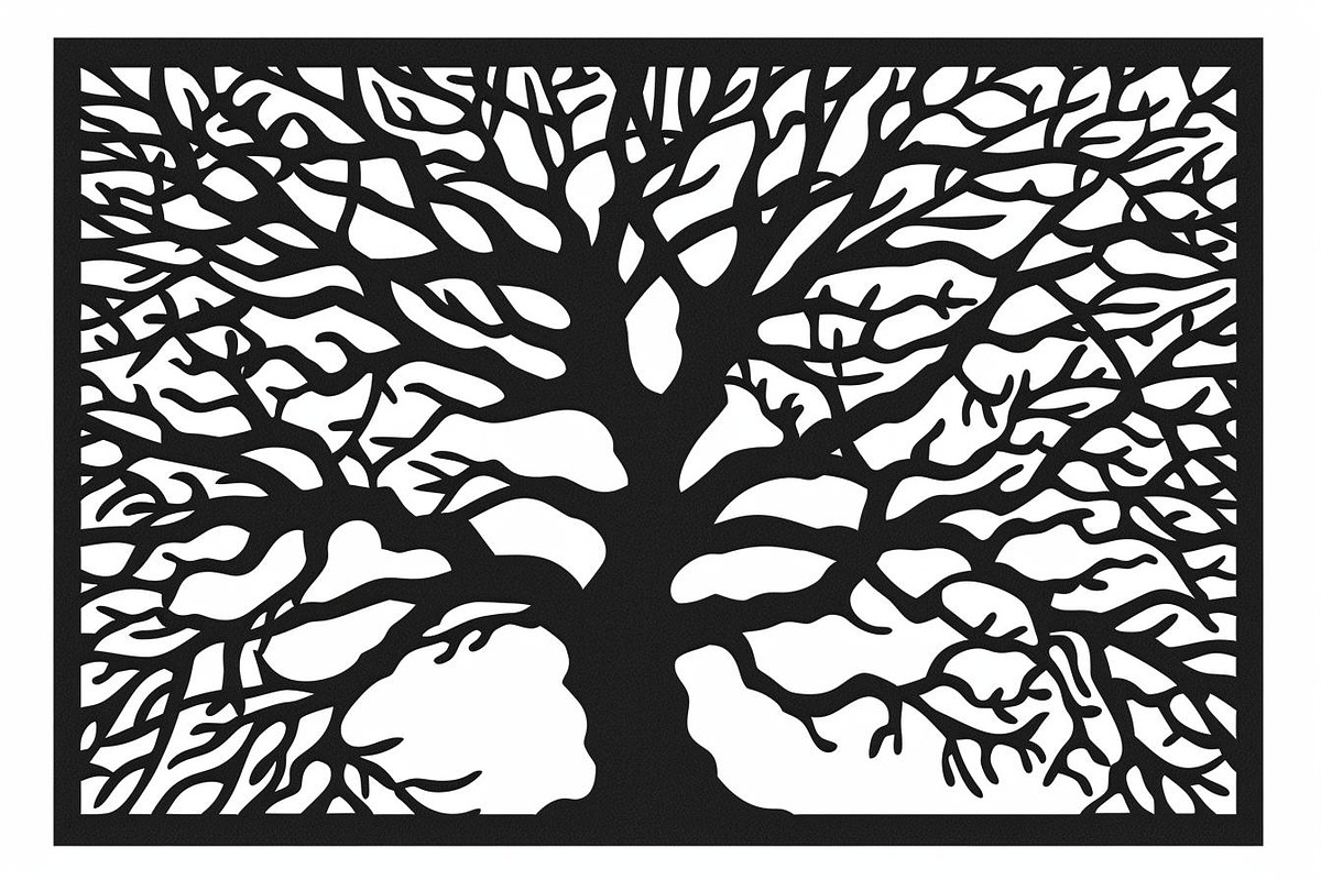 Tree Branch Laser Cut Panel Bundle, a Graphic by jahid234 (Photo 8 of 11)