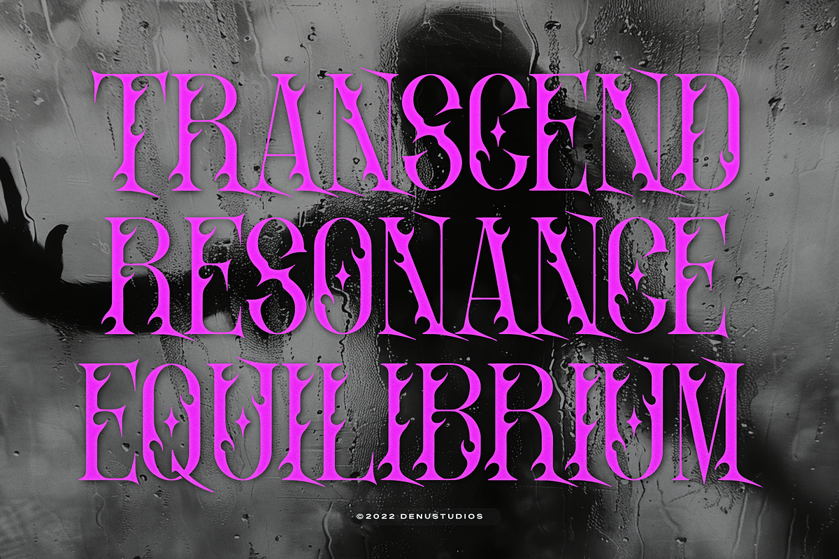 Nevron Sin | Black Metal Typeface, a Blackletter Font by Denustudios (Photo 9 of 12)