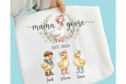 Mama Goose Shirt, Mothers Day Shirt, an Illustration by designcity5 (Thumbnail 1 of 3)