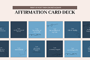 Affirmation Card Deck Canva Template, a Templates & Theme by Digital By Nikoleta (Thumbnail 1 of 10)