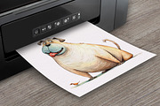 Quirky Dog Clipart Bundle, an Animal Illustration by PaintPixelCo (Thumbnail 3 of 10)