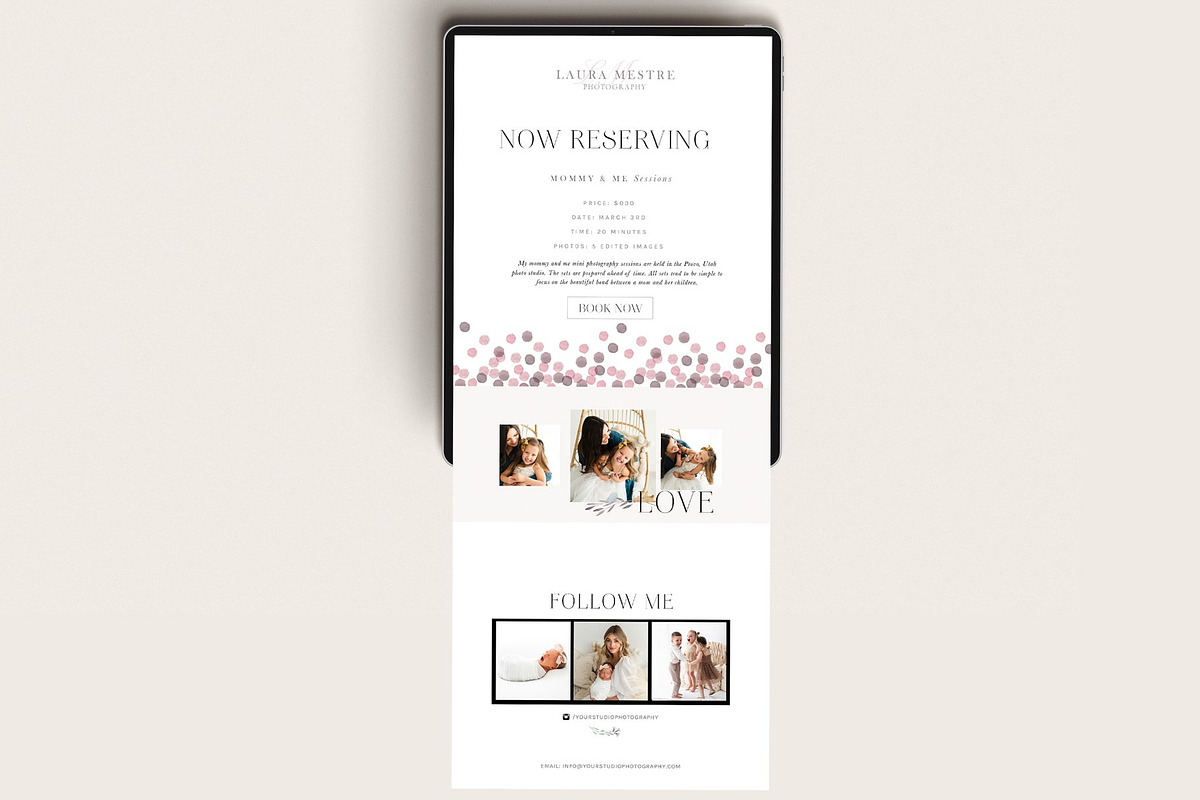 Photography Email Template Set, an Email Template by By Stephanie Design (Photo 7 of 7)