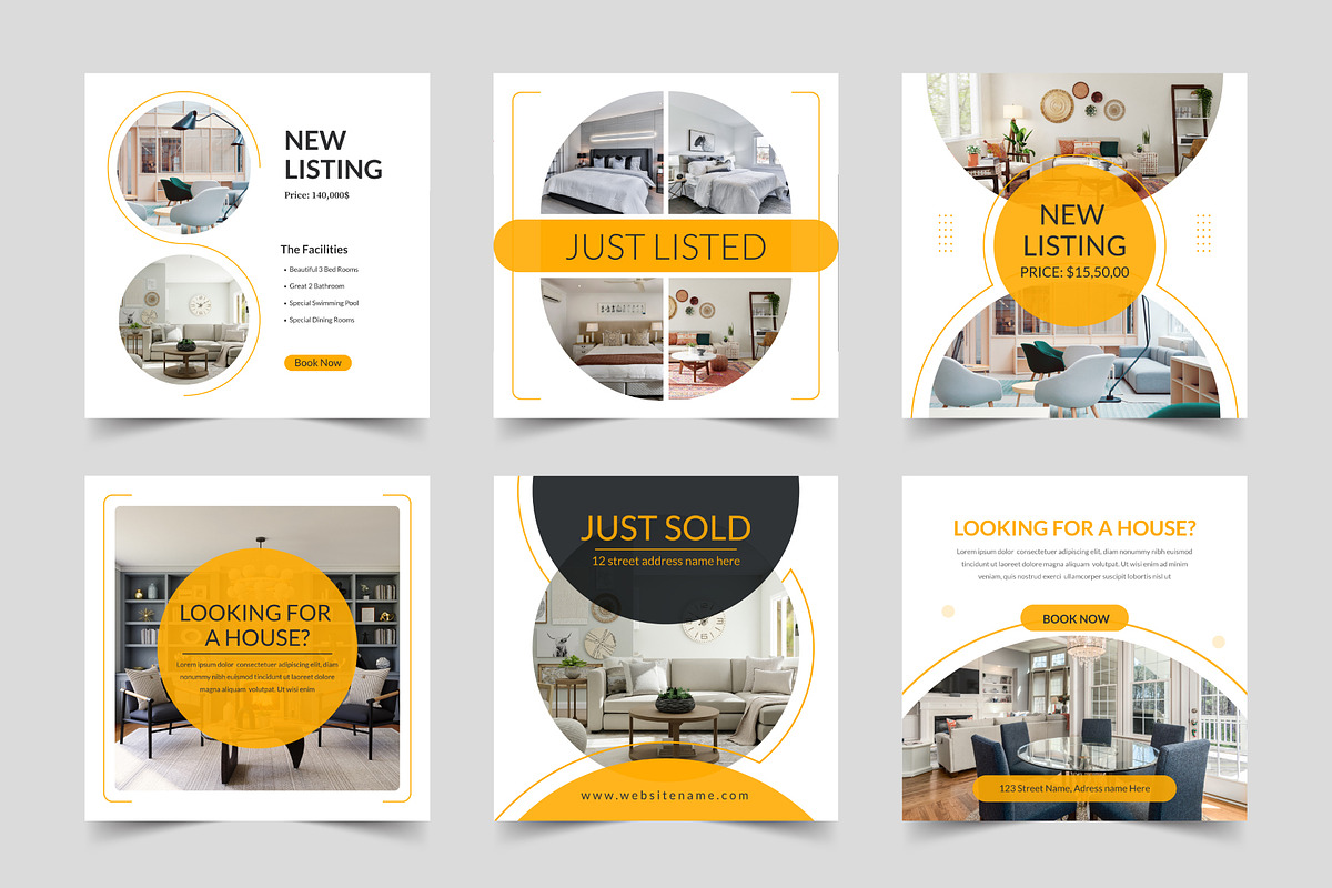 Real Estate Social Media Post, a Social Media Template by Pixelpick (Photo 2 of 3)