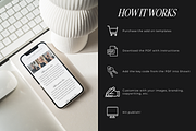 About Page Showit Add On Templates, a Websites & App Template by Blush Created (Thumbnail 2 of 10)
