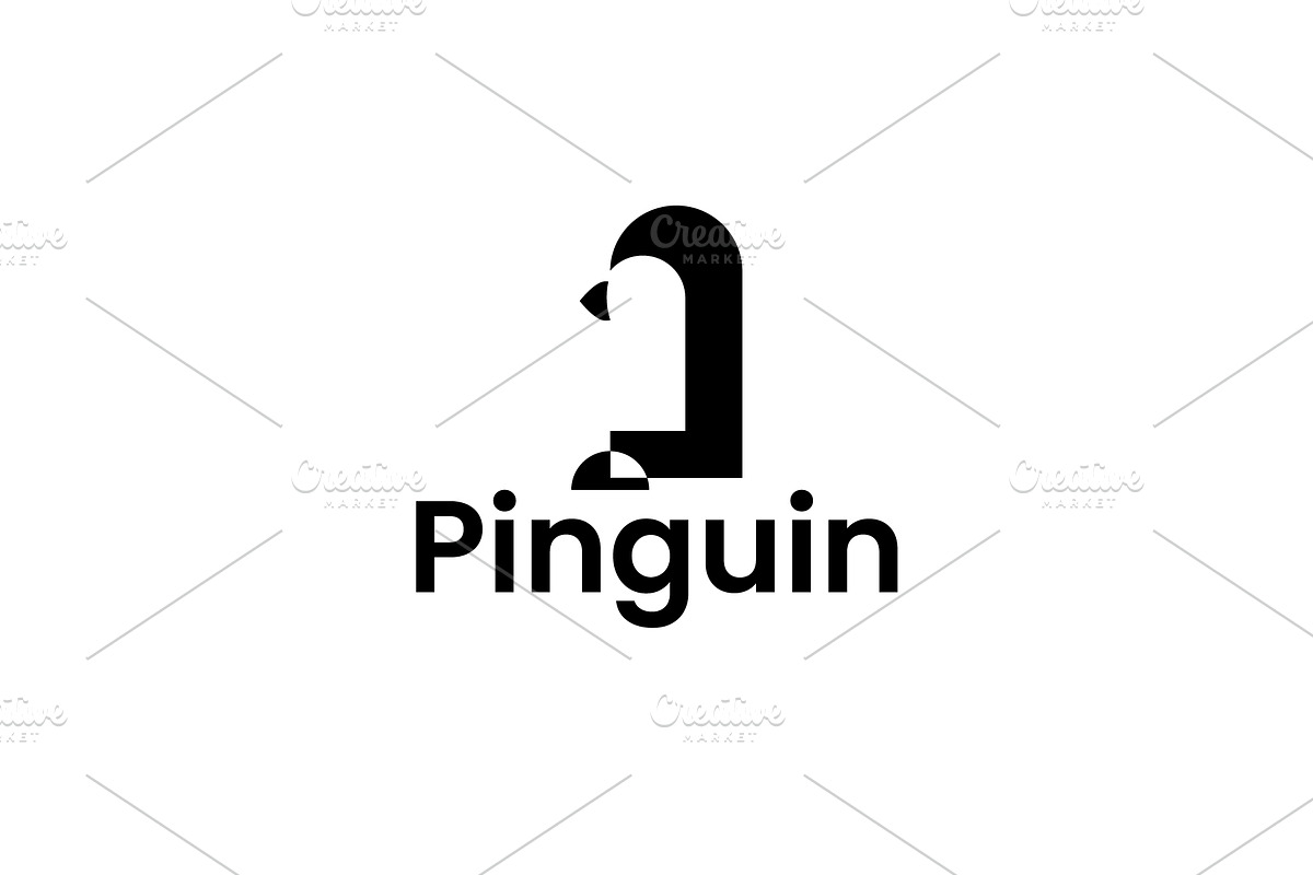 Penguin logo icon illustration, a Branding & Logo Template by Dyn Studio