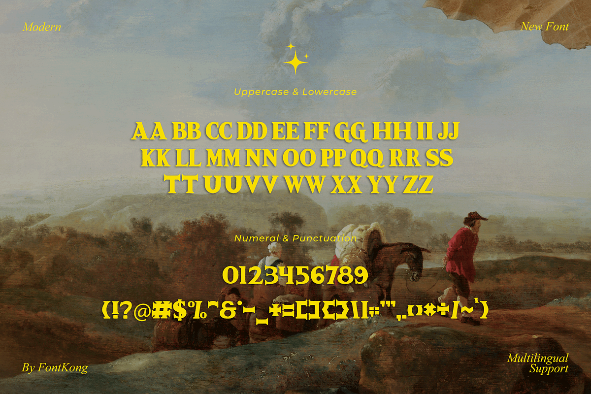 Goldiva - A Modern Classy Serif Font, a Serif Font by overlaytemplates (Photo 4 of 5)