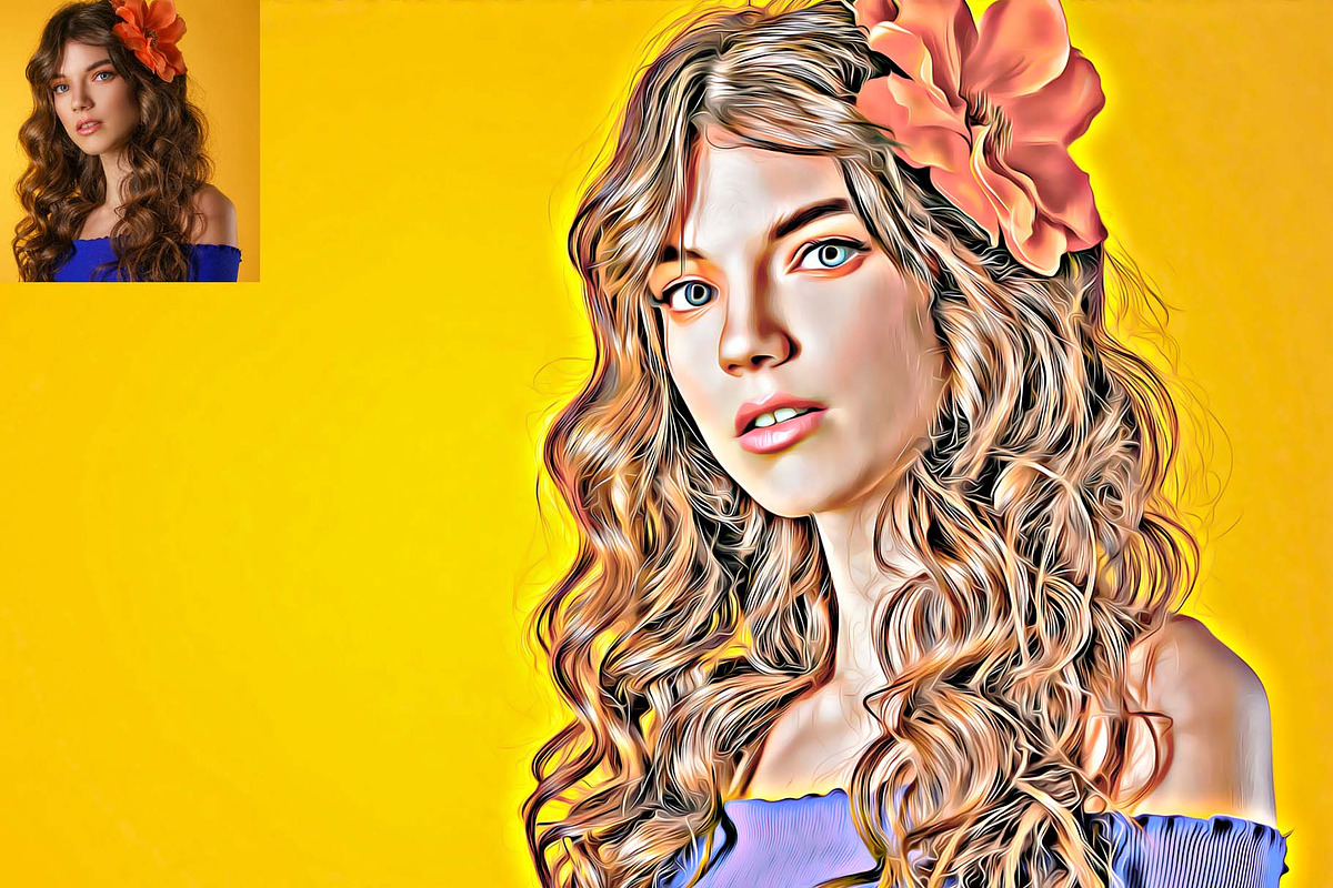 Speed Glossy Art Action, an Action Add-On by MRI STUDIO (Photo 5 of 15)