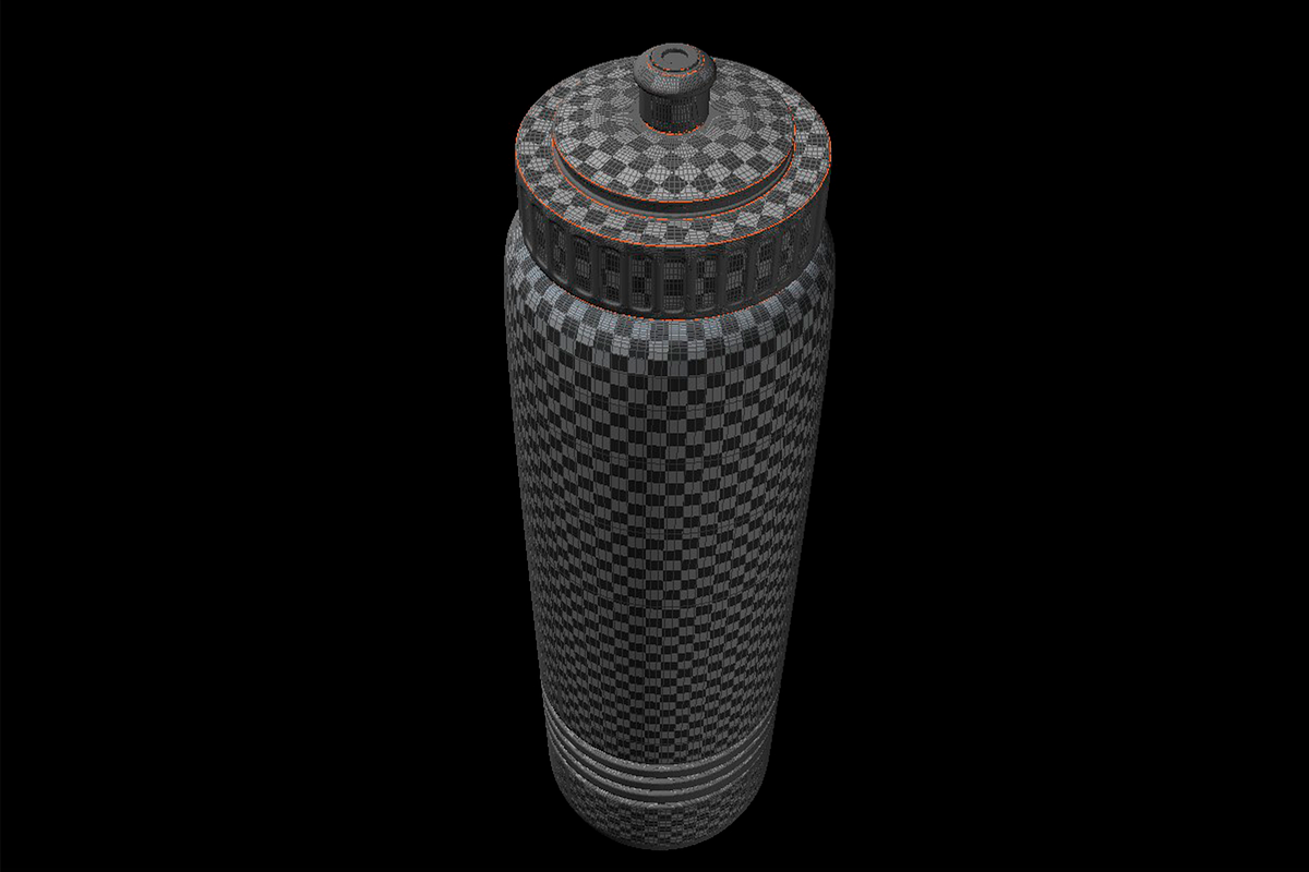 Sport Plastic Bottle 3D Model, an Object 3D Model by Casa Mandarina (Photo 6 of 6)