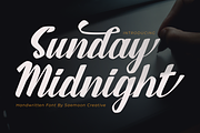 Sunday Midnight, a Handwritten Font by saemoon creative (Thumbnail 1 of 12)