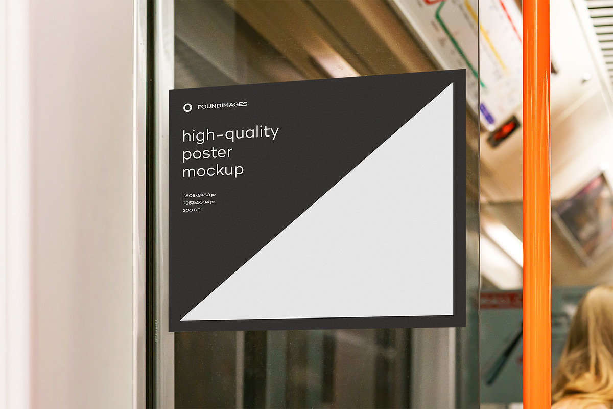 Subway Poster Mockup Bundle Metro, an Advertising Mockup by FoundImages (Photo 15 of 61)