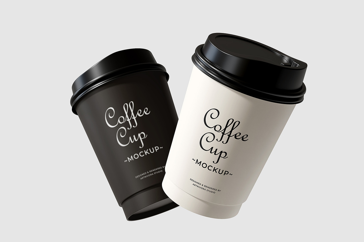 Coffee Cup Mockup, a Packaging Mockup by Artnivora.Std (Photo 4 of 4)