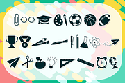 Back to School Font + Bonus Extras, a Font by Anastasia Feya (Thumbnail 4 of 4)