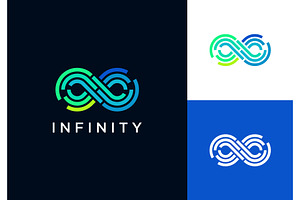 Infinity Digital Solution Logo, a Branding & Logo Template by ika trisiana