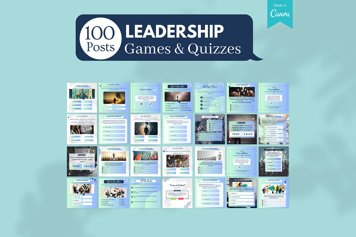 Leadership Bundle- Canva Templates, a Social Media Template by Viral Content Design (Photo 6 of 17)