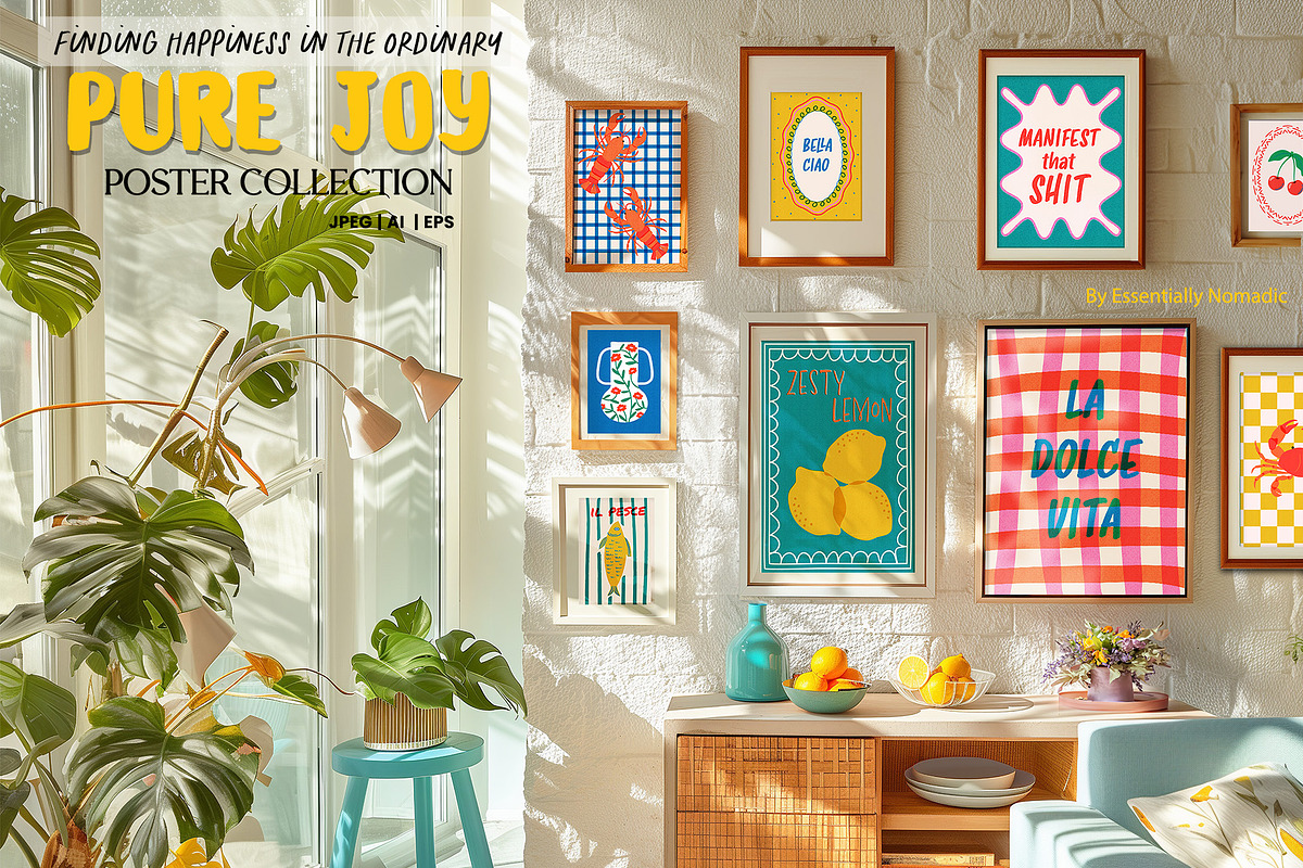 Dolce Vita - Positive Poster Summer, a Background Graphic by Essentially Nomadic (Photo 1 of 15)