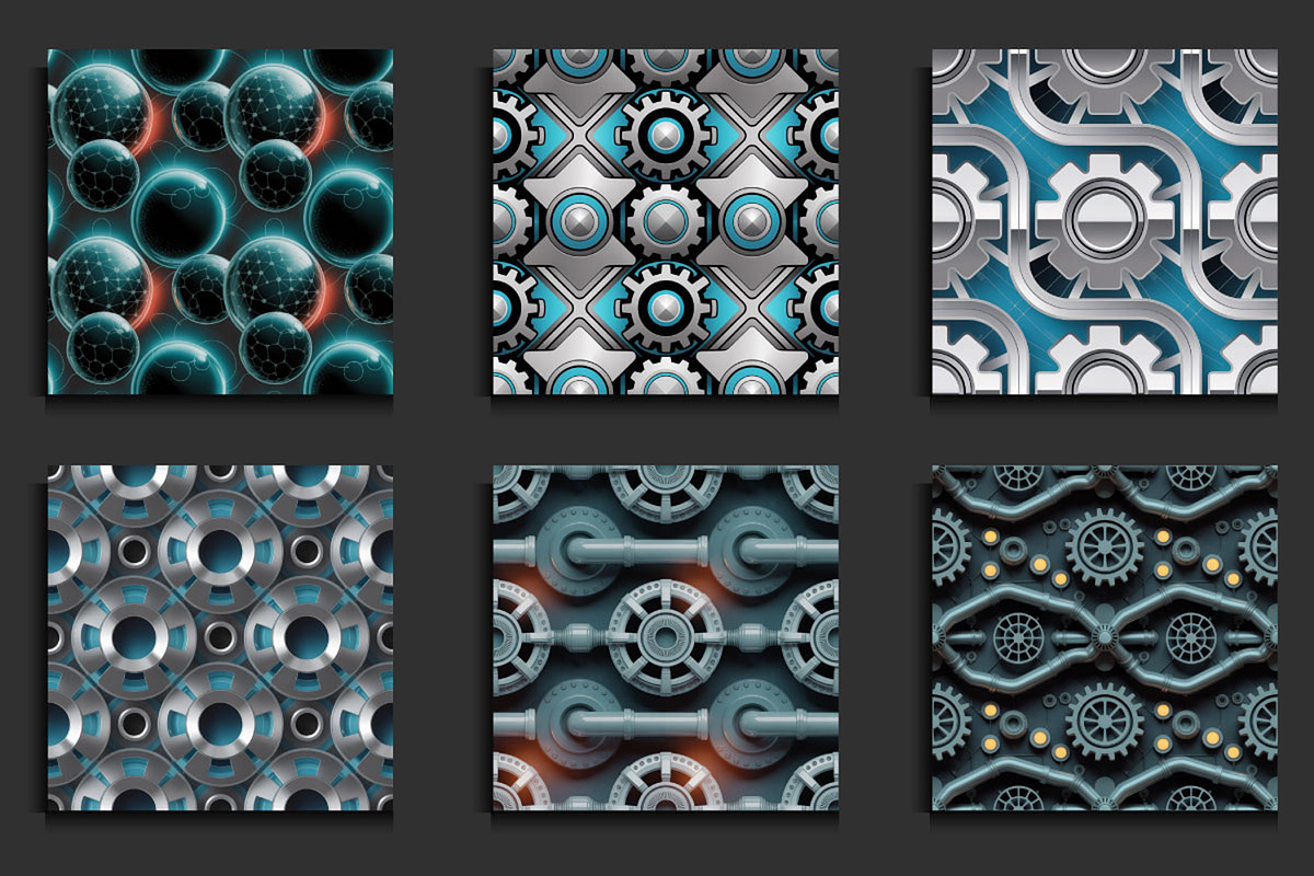 3D Futuristic Seamless Background, a Background Graphic by protabsorkar11 (Photo 2 of 2)