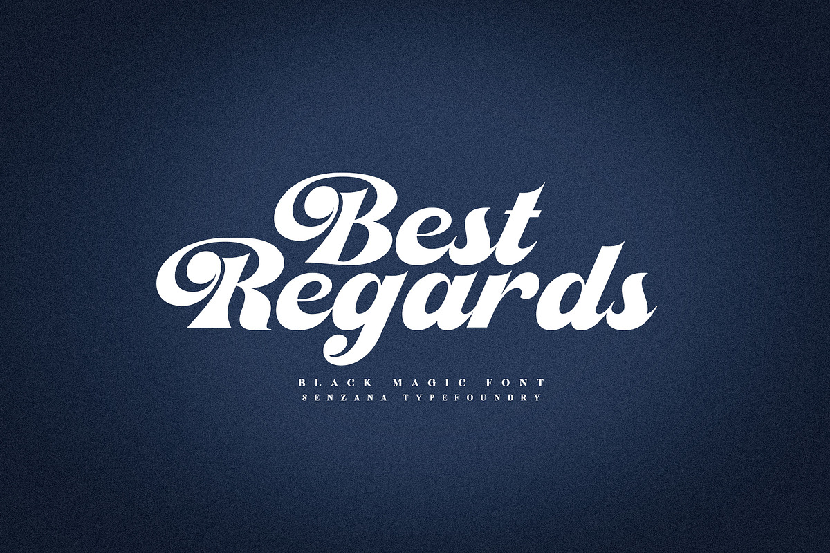 Black Magic Font, a Script Font by senzana (Photo 5 of 5)