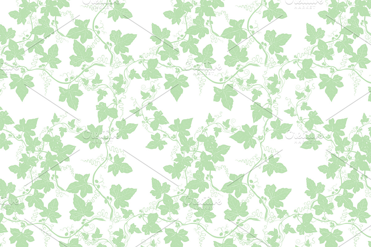 10 Grapevine seamless patterns, a Pattern Graphic by YvY (Photo 8 of 12)