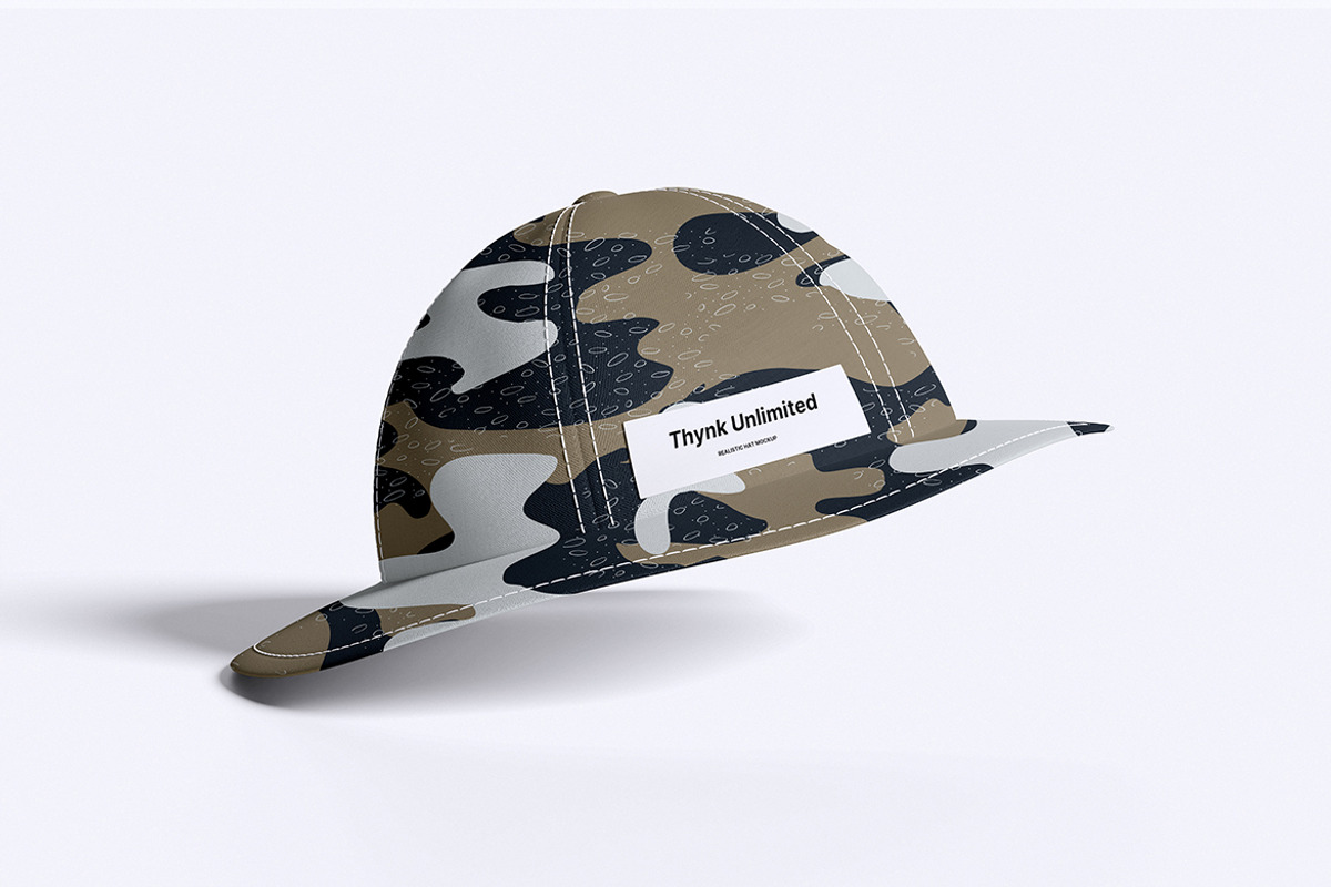 REALISTIC HAT  MOCKUP, an Apparel Mockup by HanaSaka_Studio (Photo 3 of 5)