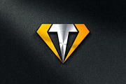 VT or T diamond logo + (16  colors), a Branding & Logo Template by Piro Concept (Thumbnail 2 of 6)