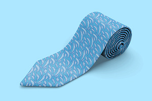 Rolled Tie Mockup