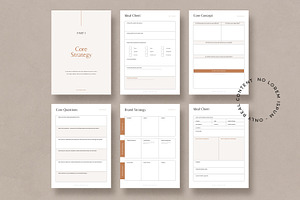 Marketing Strategy Workbook CANVA