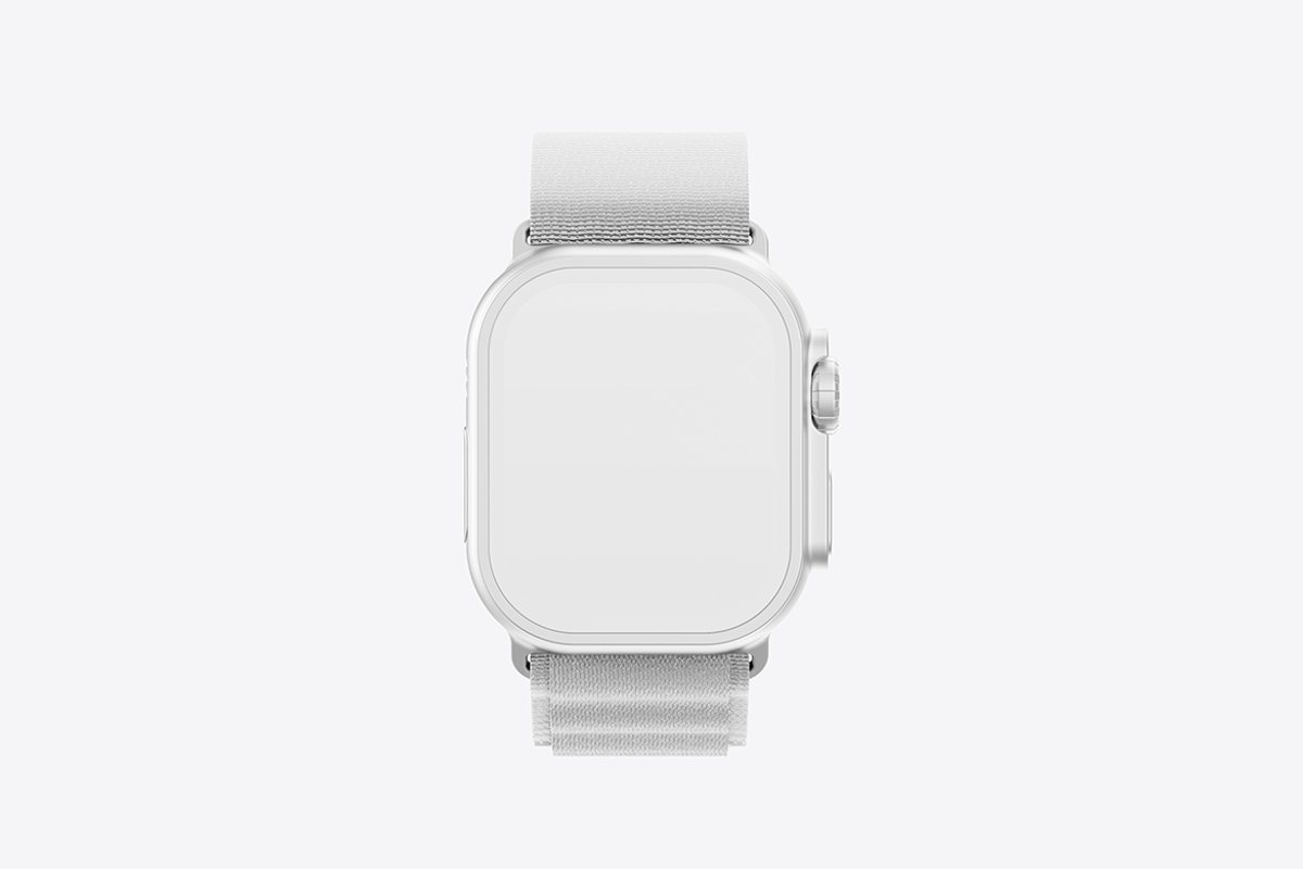 Watch Ultra Mockup, a Wearable Device Mockup by UnicDesign (Photo 2 of 7)