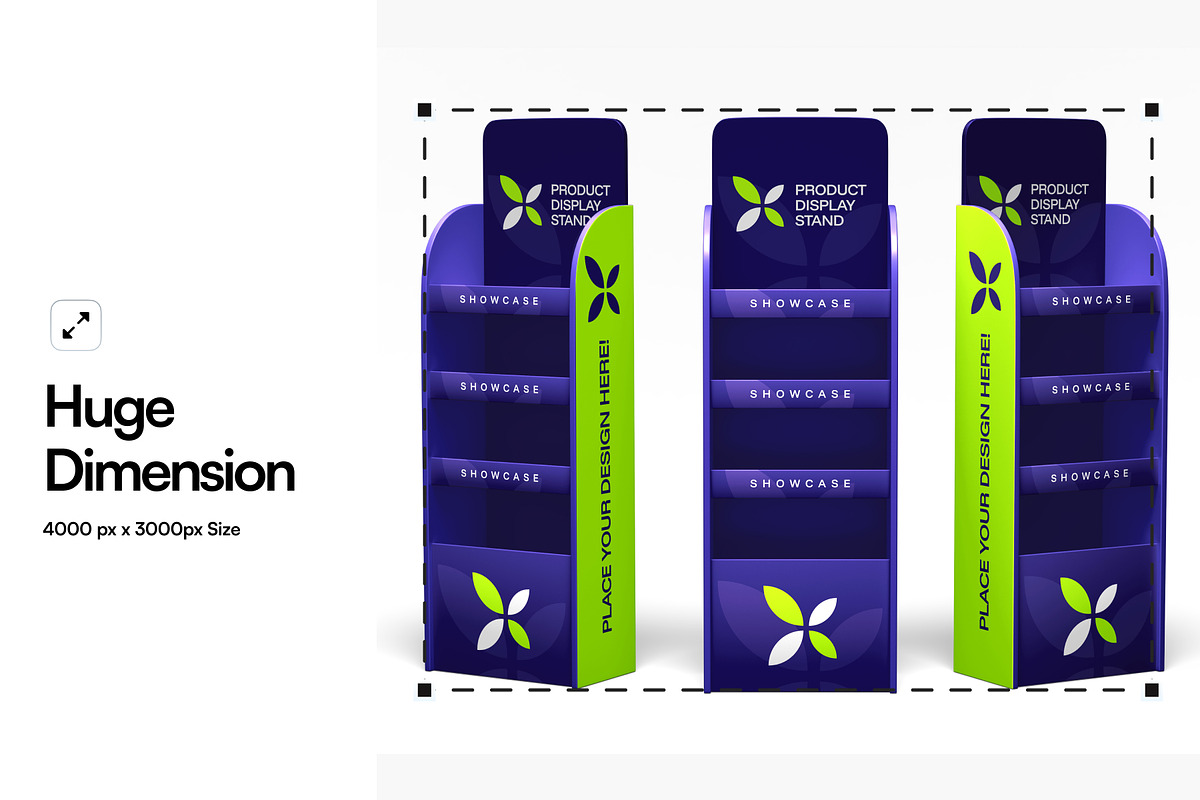 Product Display Stand Mockup, an Advertising Mockup by SLAB! Design (Photo 2 of 7)