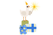 Party Animal Geese: Fun Celebration, an Animal Illustration by the_myro (Thumbnail 4 of 5)