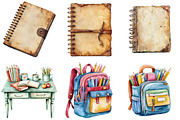 Doodle Back to School Clipart, a Seasonal Illustration by CitraGraphics (Thumbnail 5 of 6)