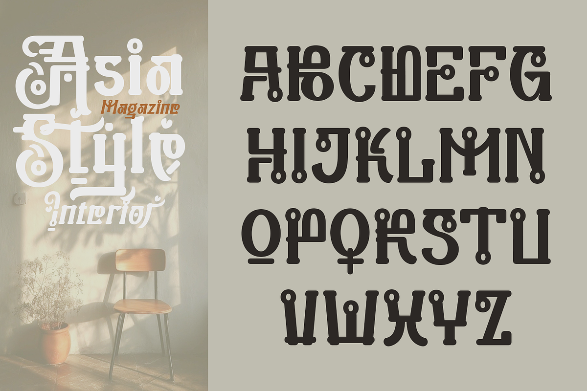Bamseok - Korean Font, a Serif Font by TypeClassHeroes (Photo 3 of 11)