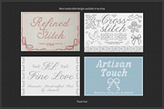 Vintage Vector Pixel Crochet Lace, an Object Graphic by AnMark (Thumbnail 14 of 14)