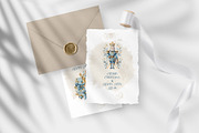 Vintage Blue Christmas, a Seasonal Illustration by Vasmila (Thumbnail 2 of 6)