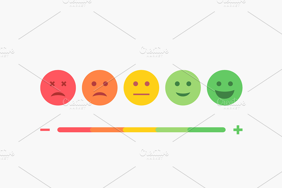 Set of Emoji Colored Flat Emoticons., an Emoji Icon by Bordo