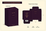 3d box design and mockup, a Packaging Mockup by sumonuix (Thumbnail 3 of 3)