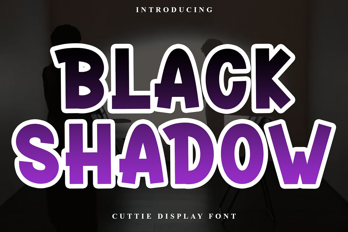 BLACK SHADOW, a Script Font by FreshTypeINK (Photo 1 of 8)