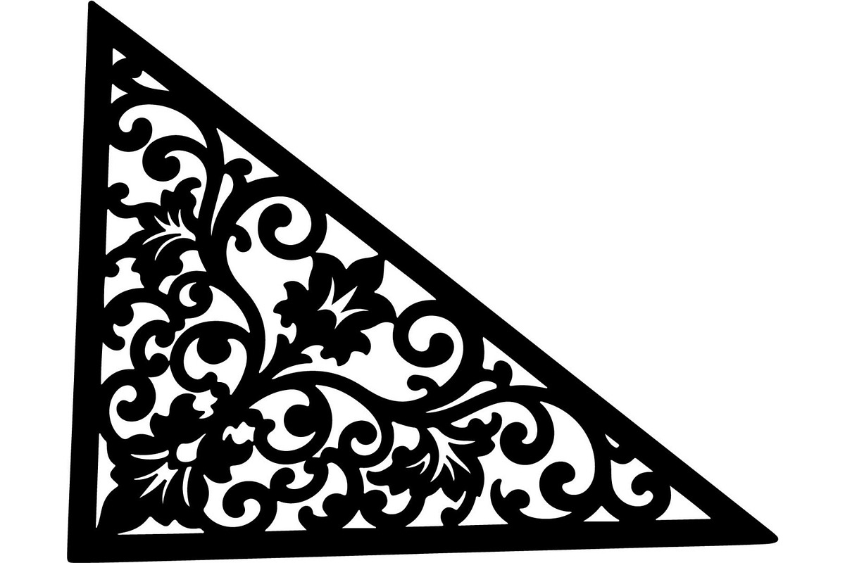 Decorative Celtic Triangle Floral, an Object Graphic by Creativeshirt (Photo 18 of 18)