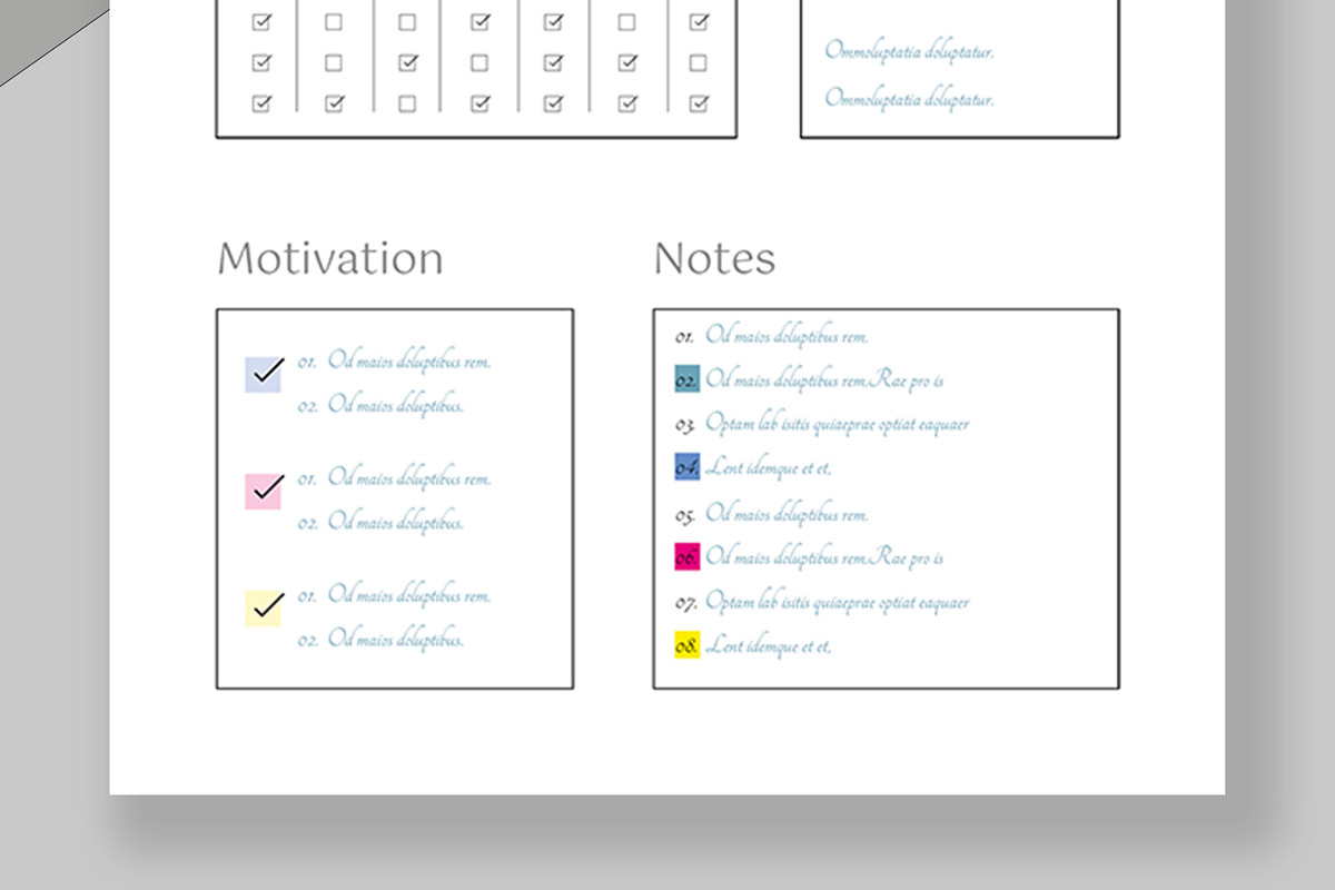 Daily Planner Layout, a Stationery Template by ContestDesign (Photo 5 of 5)
