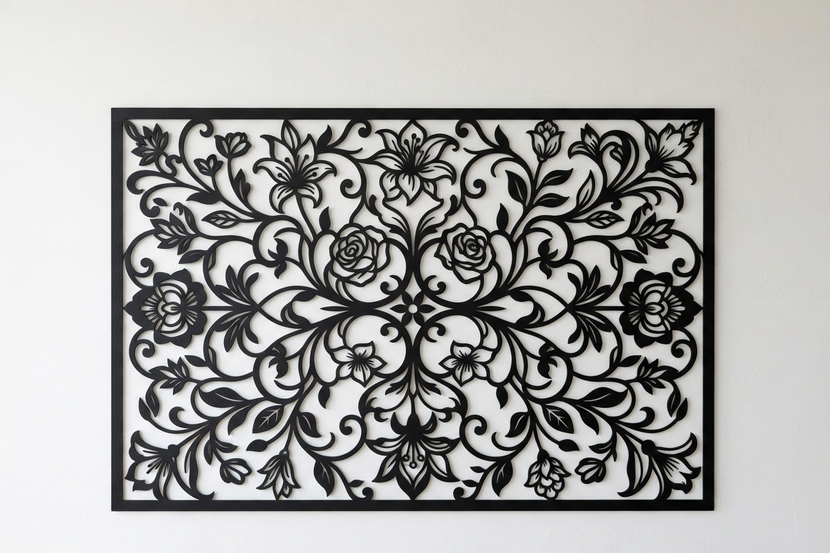50 Elegant Floral Wall Panel Bundle, a Decorative Illustration by Amazin_art (Photo 18 of 25)