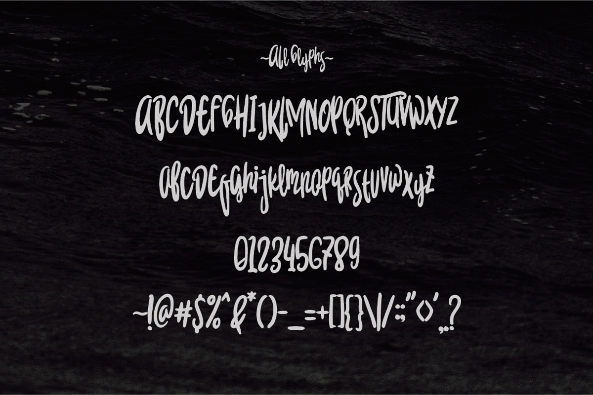 Blowing Typeface, a Font by giemons™ (Photo 9 of 10)