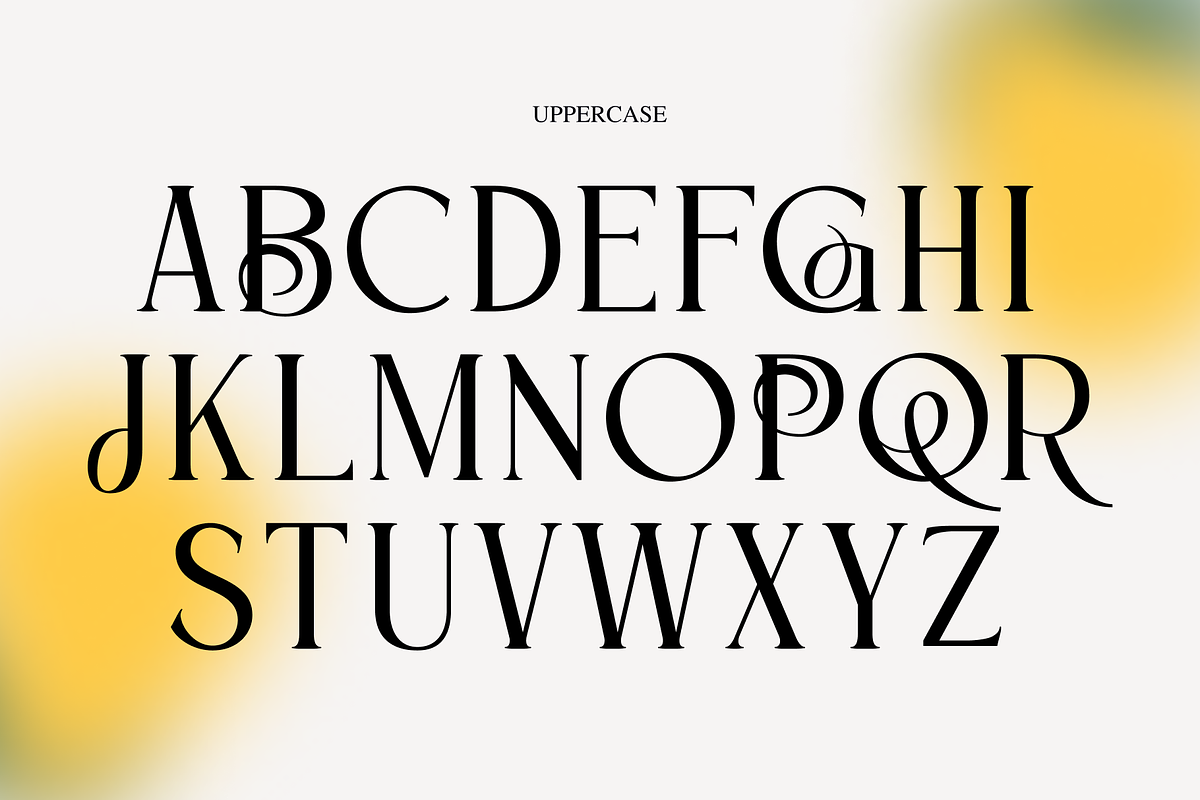 Glique Serif Display, a Font by Fitrah Type (Photo 3 of 13)