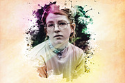 Watercolor Photoshop PSD Template preview 6