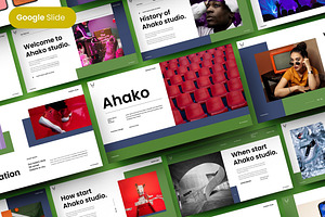 Ahako - Business Google Slide, a Presentation Template by Dens Creative Studio