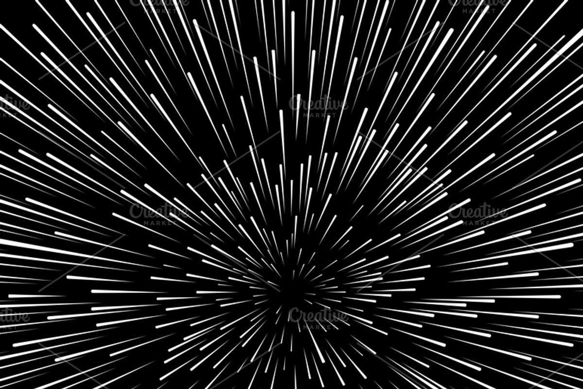 Speed warp vector background, an Illustration by Microvector