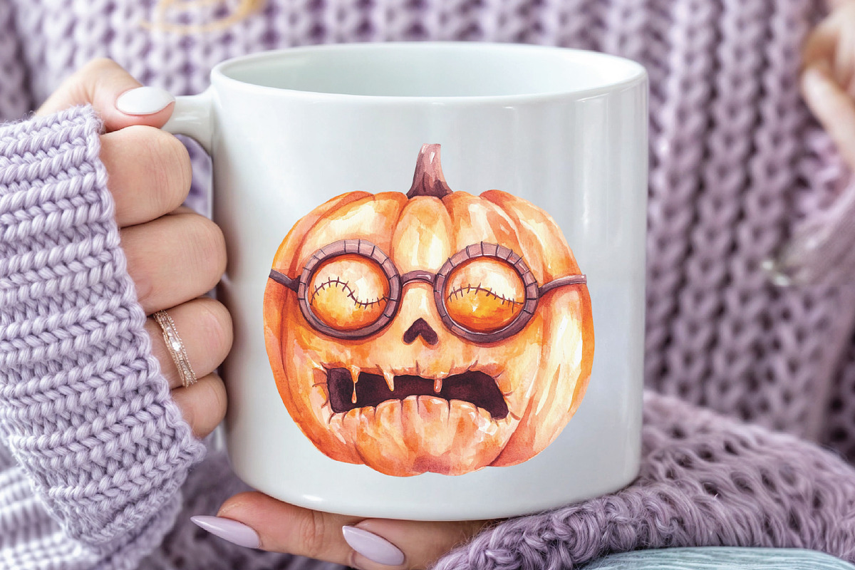Creepy and Cozy Halloween Clipart, an Illustration by CraftArtStudio (Photo 5 of 6)