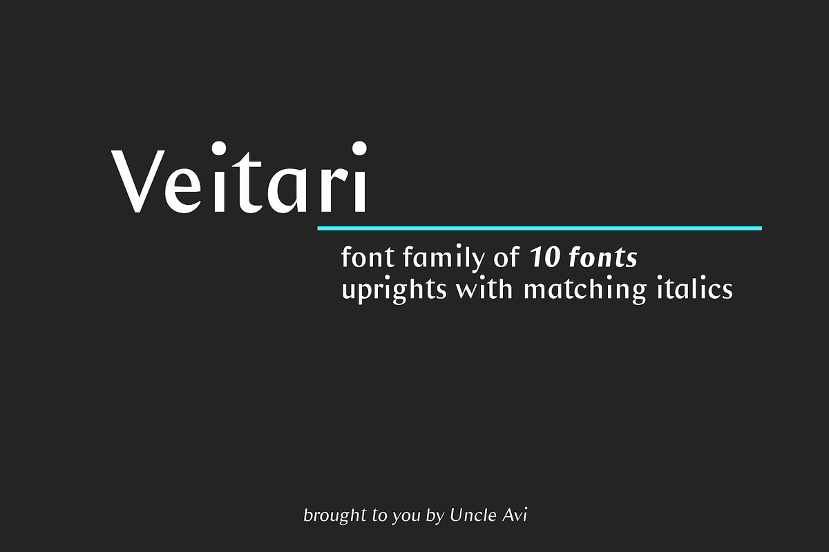 Veitari Typeface
